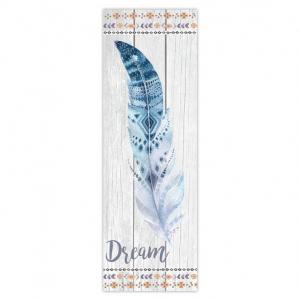 Toile Boho Plumes